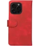 Rosso Element Apple iPhone 16 Pro Hoesje Book Case Wallet Rood