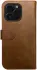 Rosso Element Apple iPhone 16 Pro Max Hoesje Book Case Wallet Bruin afbeelding 2