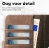Rosso Elite Apple iPhone 16 Hoesje met MagSafe Book Case Echt Leer Bruin afbeelding 6