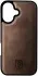 Rosso Elite Apple iPhone 16 Hoesje met MagSafe Book Case Echt Leer Bruin afbeelding 10
