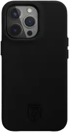 Rosso Elite iPhone 16 Pro Hoesje Leer Back Cover MagSafe Zwart