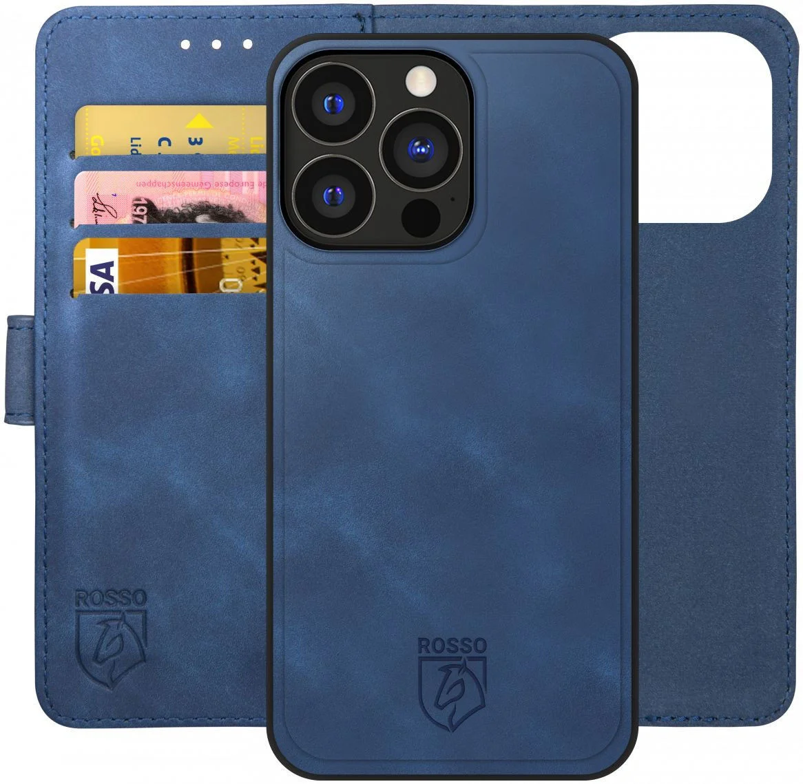 Rosso Element Uitneembaar 2-in-1 Apple iPhone 16 Pro Max Hoesje Blauw afbeelding 1