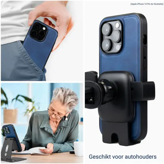 Rosso Element Uitneembaar 2-in-1 Apple iPhone 16 Pro Max Hoesje Blauw afbeelding 2