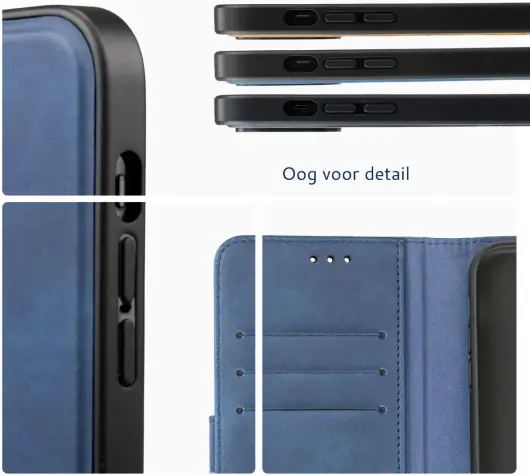 Rosso Element Uitneembaar 2-in-1 Apple iPhone 16 Pro Max Hoesje Blauw afbeelding 3