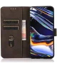 KHAZNEH Nokia C12 Hoesje Retro Wallet Book Case Bruin