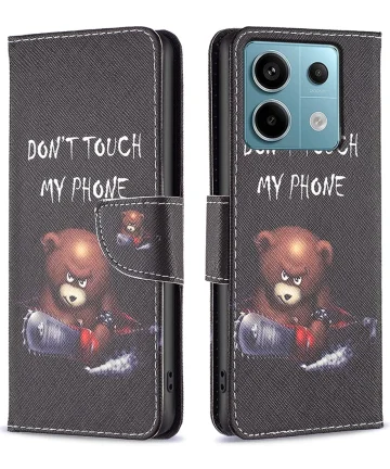 Xiaomi Redmi Note 13 Pro 4G / Poco M6 Pro 4G Hoesje Book Case Beer Print Hoesjes