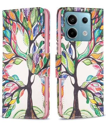 Xiaomi Redmi Note 13 Pro 4G / Poco M6 Pro 4G Hoesje Book Case Boom Print Hoesjes