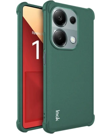 Imak Xiaomi Redmi Note 13 Pro 4G/Poco M6 Pro 4G Hoesje Schokbestendig TPU Groen Hoesjes