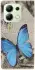 Xiaomi Redmi Note 13 4G Hoesje Portemonnee Book Case Vlinder Print afbeelding 4