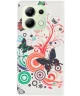 Xiaomi Redmi Note 13 4G Hoesje Portemonnee Book Case Vlinders Print