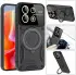 Xiaomi Redmi Note 13 Pro 5G / Poco X6 Hoesje MagSafe Kickstand Back Cover Roze afbeelding 2