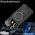 Xiaomi Redmi Note 13 5G Hoesje met MagSafe Kickstand Back Cover Blauw afbeelding 6