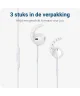 Apple AirPods (1 & 2) Oorhaken voor Sporten zoals Hardlopen (3-Pack)