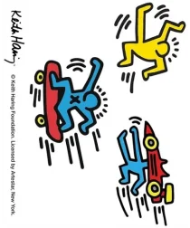 Origineel Samsung Galaxy Z Flip 5 FlipSuit Plaatje Keith Haring People