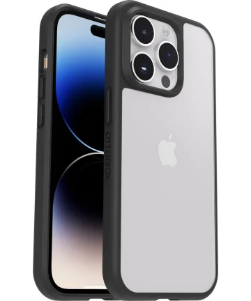 OtterBox React iPhone 14 Pro Hoesje Back Cover Zwart Transparant Hoesjes