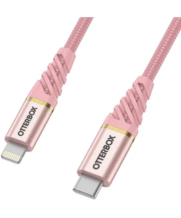 OtterBox 3A Power Delivery USB-C naar Lightning Kabel MFi 1M Roze Goud Kabels