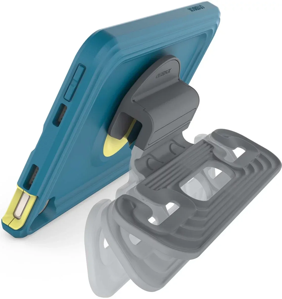 OtterBox EasyGrab iPad Mini 7/6 Hoes met Hoofdsteunbevestiging Blauw afbeelding 1