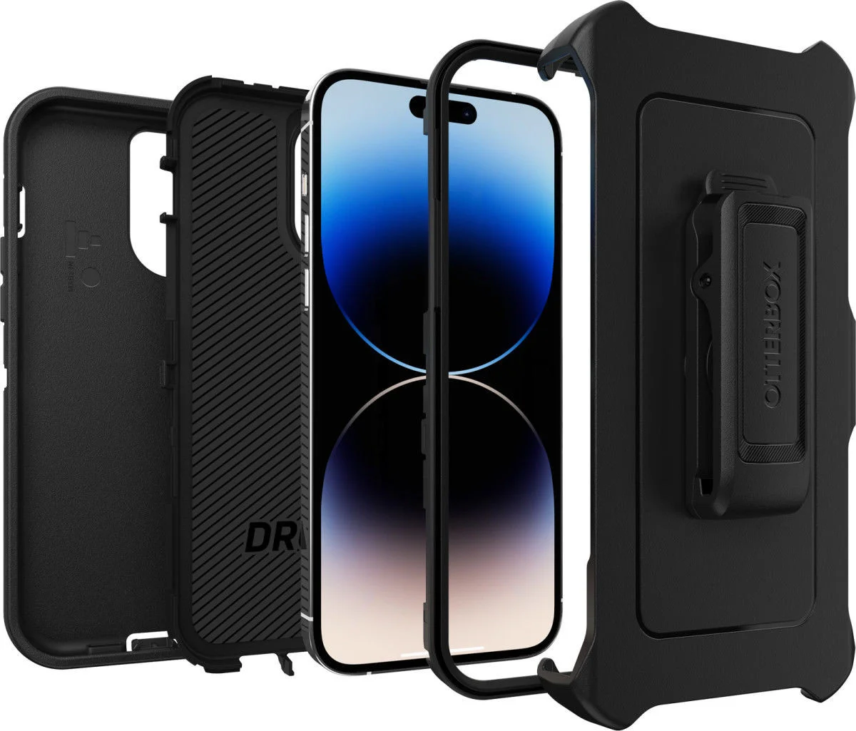 OtterBox Defender Apple iPhone 14 Pro Max Hoesje Back Cover Zwart afbeelding 2