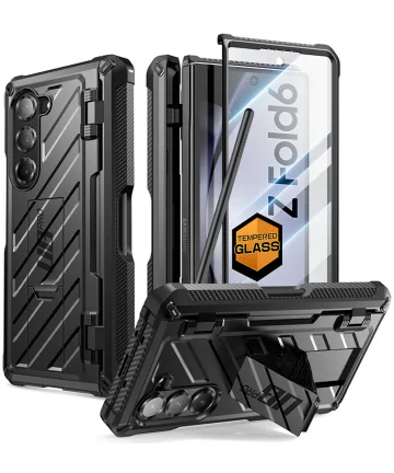 SUPCASE UB Pro Samsung Galaxy Z Fold 6 Hoesje Full Protect Kickstand Zwart Hoesjes