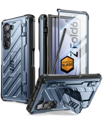 SUPCASE UB Pro Samsung Galaxy Z Fold 6 Hoesje Full Protect Kickstand Blauw