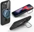 ESR Classic Hybrid MagSafe iPhone 16 Pro Max Hoesje met Stand Transparant Zwart afbeelding 6