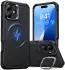 ESR Cyber Armor Apple iPhone 16 Hoesje MagSafe met Stand Zwart afbeelding 1
