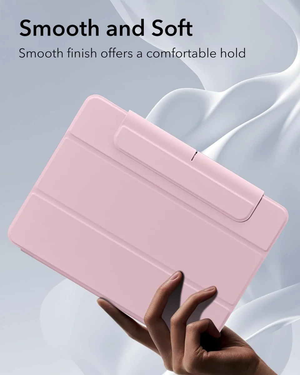 ESR Rebound Hybrid 360 Apple iPad Pro 13 (2024) Hoes Book Case Roze afbeelding 9