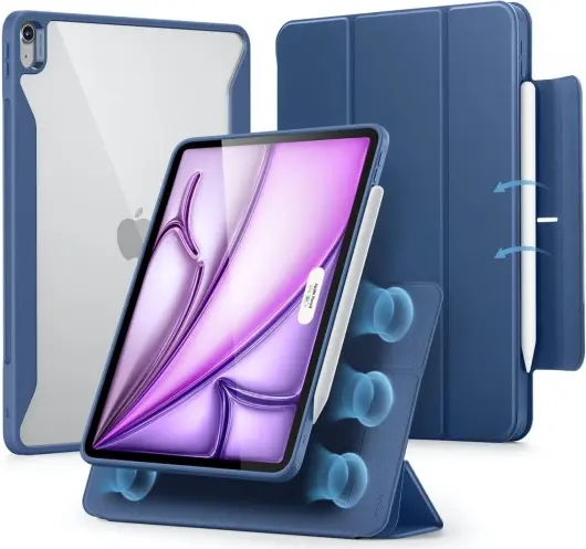 ESR Rebound Hybrid 360 Apple iPad Air 13 (24/25) Hoes Book Case Blauw afbeelding 1