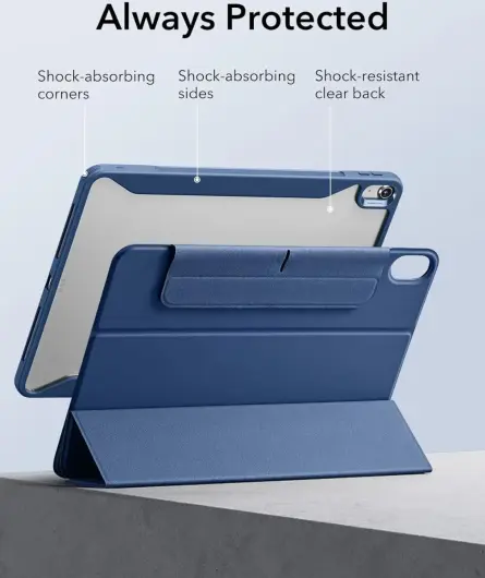 ESR Rebound Hybrid 360 Apple iPad Air 13 (24/25) Hoes Book Case Blauw afbeelding 8