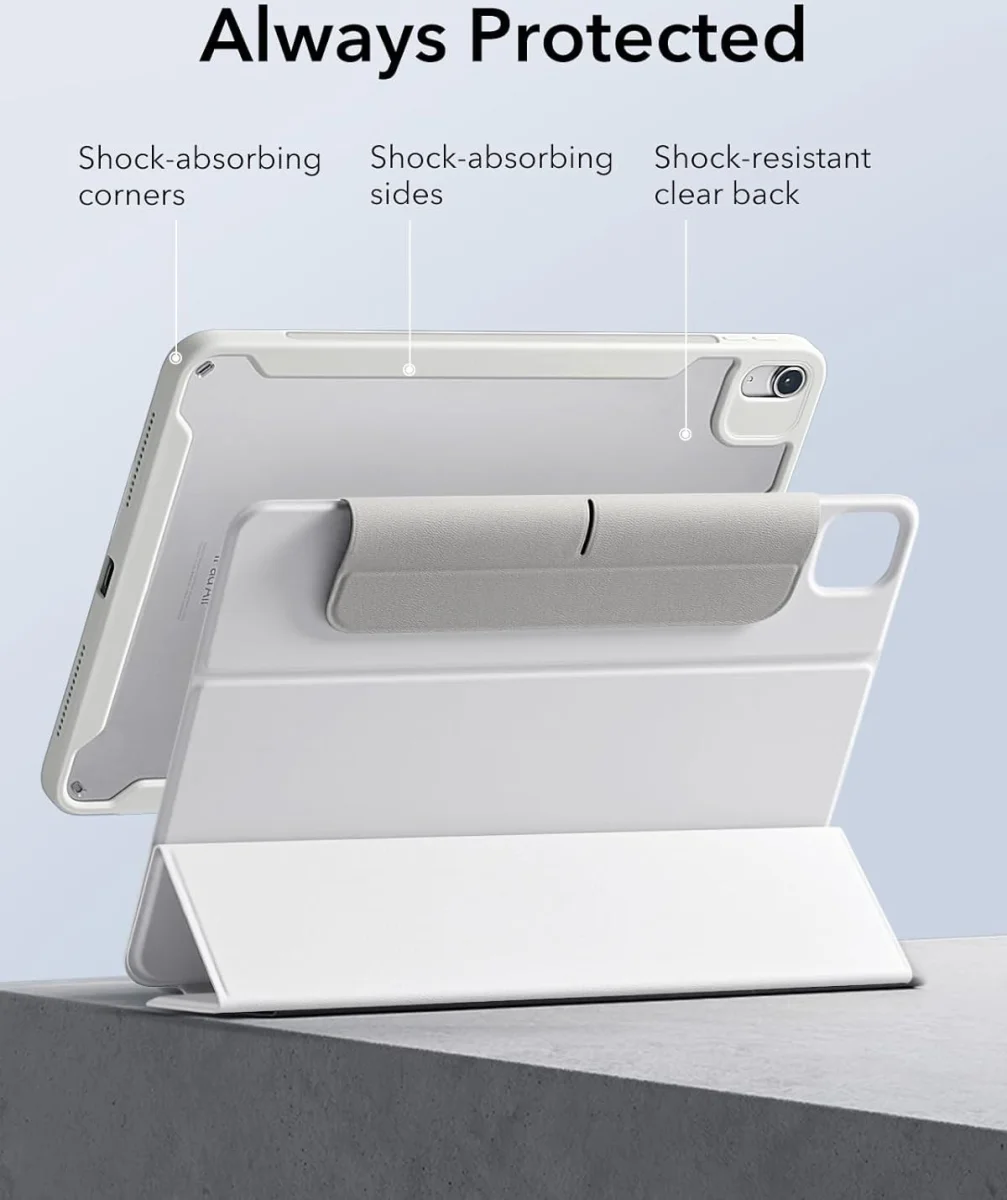 ESR Rebound Hybrid 360 iPad Air 11 (2024/2025) Hoes Book Case Wit afbeelding 4
