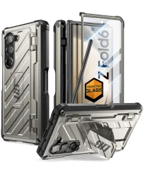 SUPCASE UB Pro Samsung Galaxy Z Fold 6 Hoesje Full Protect Kickstand Grijs