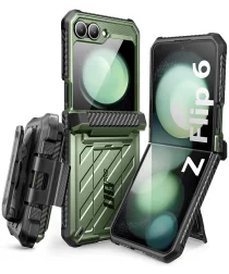 SUPCASE UB Pro Samsung Galaxy Z Flip 6 Hoesje Full Protect Kickstand Groen