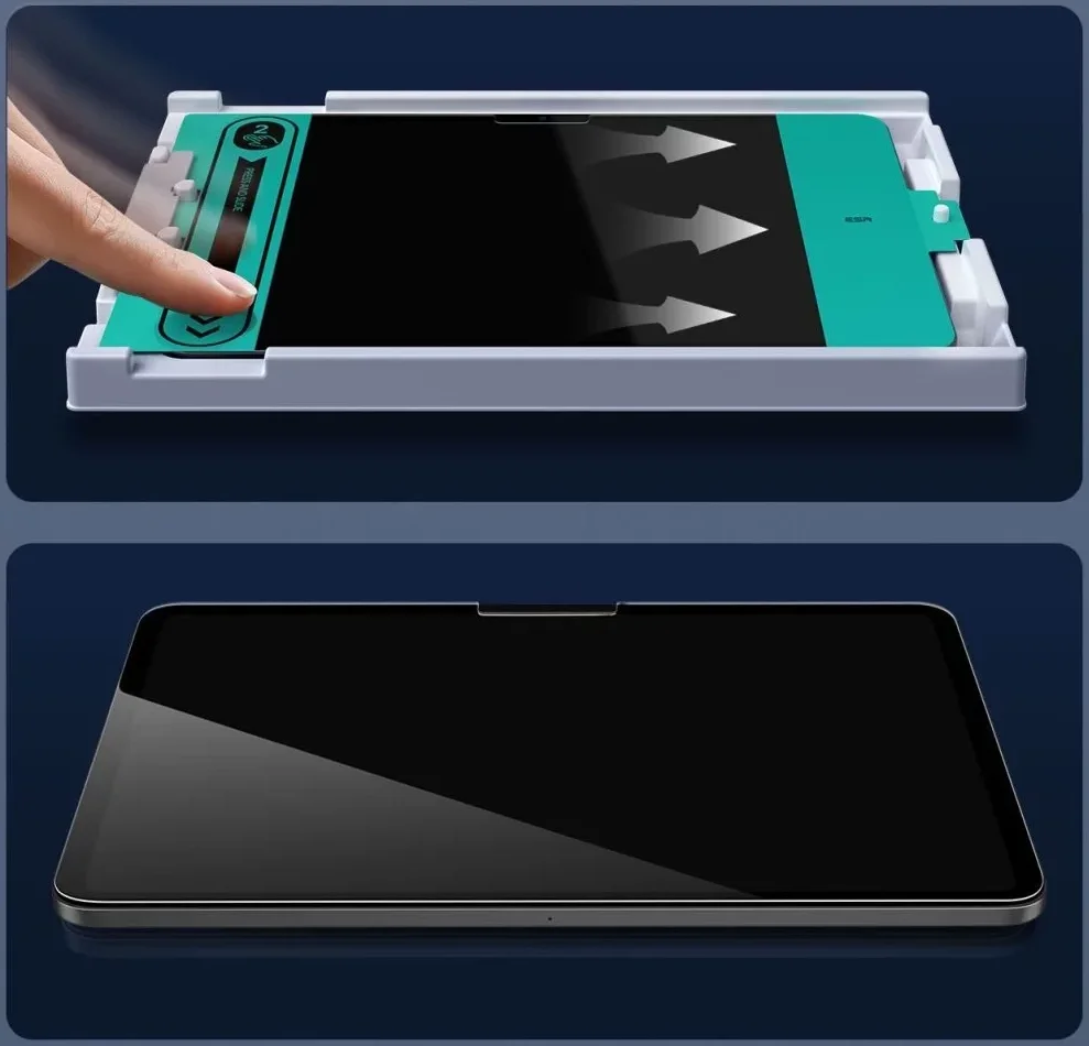 ESR Apple iPad Air 11 (24/25) Screen Protector met Montageframe (2-Pack) afbeelding 3