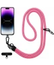 HappyCase Stevig en Universeel Telefoonkoord / Telefoonketting (120CM) Roze