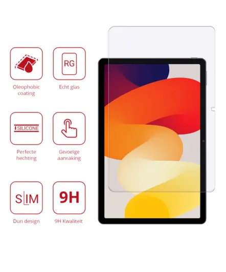 Rosso Xiaomi Redmi Pad SE 9H Tempered Glass Screen Protector afbeelding 2