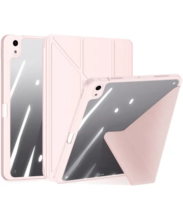 Dux Ducis Magi Apple iPad Air 11 (2024) Hoes V-Fold Book Case Roze Hoesjes