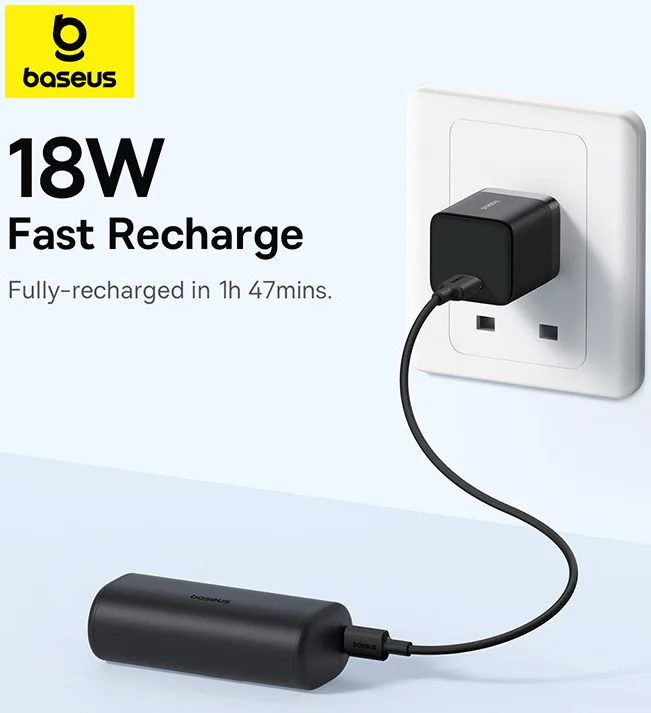 Baseus (20W) Power Delivery Powerbank USB-C/Lightning Connector 5.000 mAh Zwart afbeelding 8