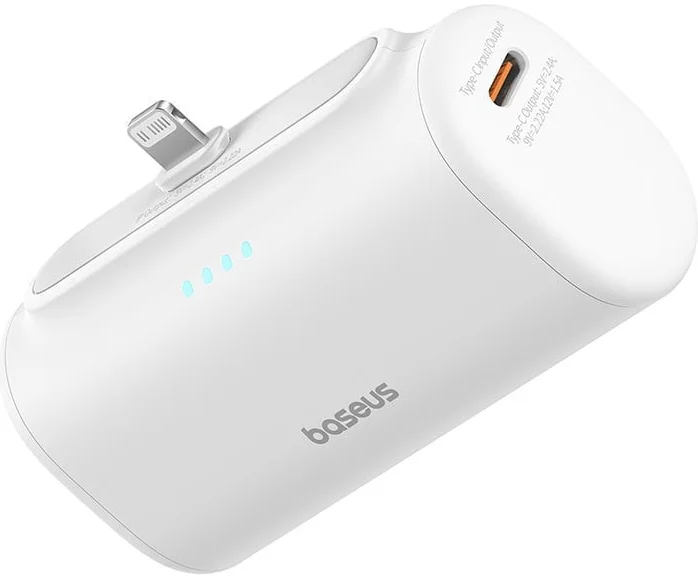 Baseus (20W) Power Delivery Powerbank USB-C/Lightning Connector 5.000 mAh Wit afbeelding 1