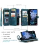 CaseMe C30 Samsung Galaxy A25 Hoesje Pasjeshouder Book Case Blauw