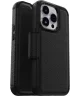 OtterBox Strada Apple iPhone 14 Pro Hoesje Echt Leer Book Case Zwart