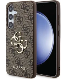 Guess Samsung Galaxy A35 Hoesje Hard Case 4G Big Metal Bruin