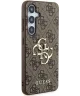 Guess Samsung Galaxy A35 Hoesje Hard Case 4G Big Metal Bruin