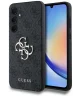 Guess Samsung Galaxy A35 Hoesje Hard Case 4G Big Metal Zwart