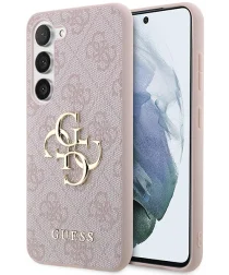 Guess Samsung Galaxy A35 Hoesje Hard Case 4G Big Metal Roze