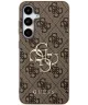 Guess Samsung Galaxy A55 Hoesje Hard Case 4G Big Metal Bruin