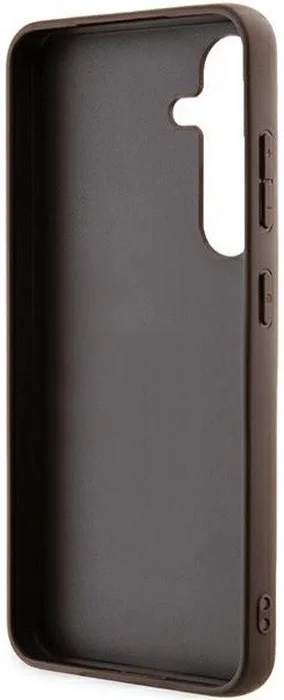 Guess Samsung Galaxy A55 Hoesje Hard Case 4G Big Metal Bruin afbeelding 5