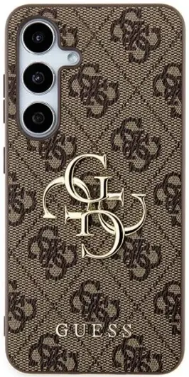 Guess Samsung Galaxy A55 Hoesje Hard Case 4G Big Metal Bruin afbeelding 3