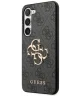 Guess Samsung Galaxy A55 Hoesje Hard Case 4G Big Metal Zwart