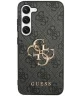 Guess Samsung Galaxy A55 Hoesje Hard Case 4G Big Metal Zwart