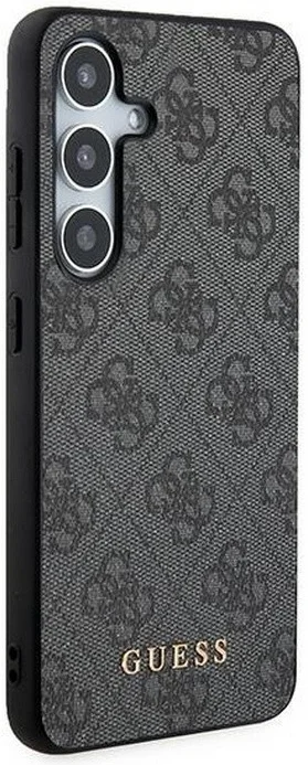 Guess Samsung Galaxy A55 Hoesje Hard Case 4G Gold Logo Zwart afbeelding 3